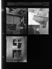 Fire,  Woman Burned to Death (3 Negatives) (March 10, 1954) [Sleeve 25, Folder c, Box 3]